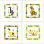 Serija od 3 štampe: Baby Animals - 30x30 cm