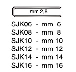 Spojnice tipa SJK - 12 mm - Pak. 20.000 kom