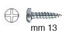 Vijci cinčani cilindrična glava 2,9x13 mm - Pak.1000 kom