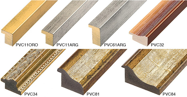 PVC letvica - širina 19 mm visina 22 mm - zlatni ton