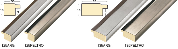 Kompletna serija kutnih uzoraka letvice 125-135 (4 uzoraka)