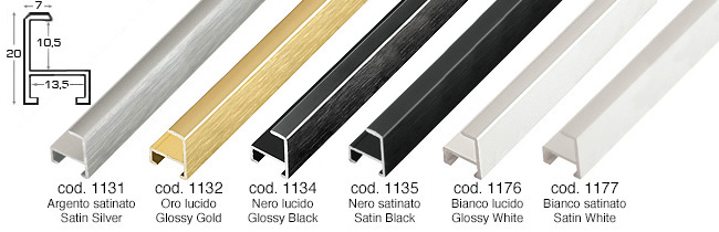 g43a011 - PVC Letvice Aluminij