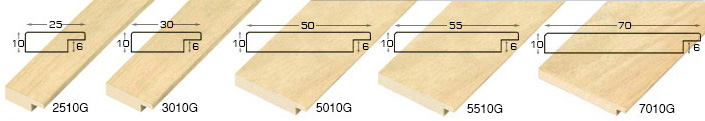 g46a040psr - Neobrađene letvice