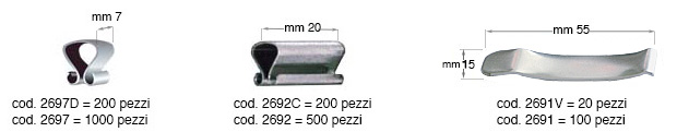 Opruge na pritisak 7 mm - Pak. 200 kom