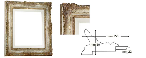 Okvir dekorirani Roma 60x120 cm sa pass