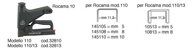 Spojnice za Rocama 105/108 - 5 mm - Pak.5.000 kom
