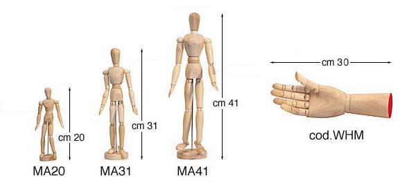 Lutka drvena - 20 cm