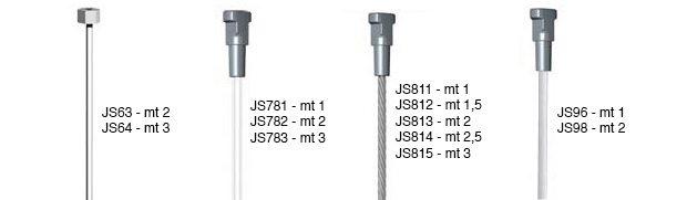 Perlon konop - promjer 2 mm sa šesterokut.maticom - 2 m