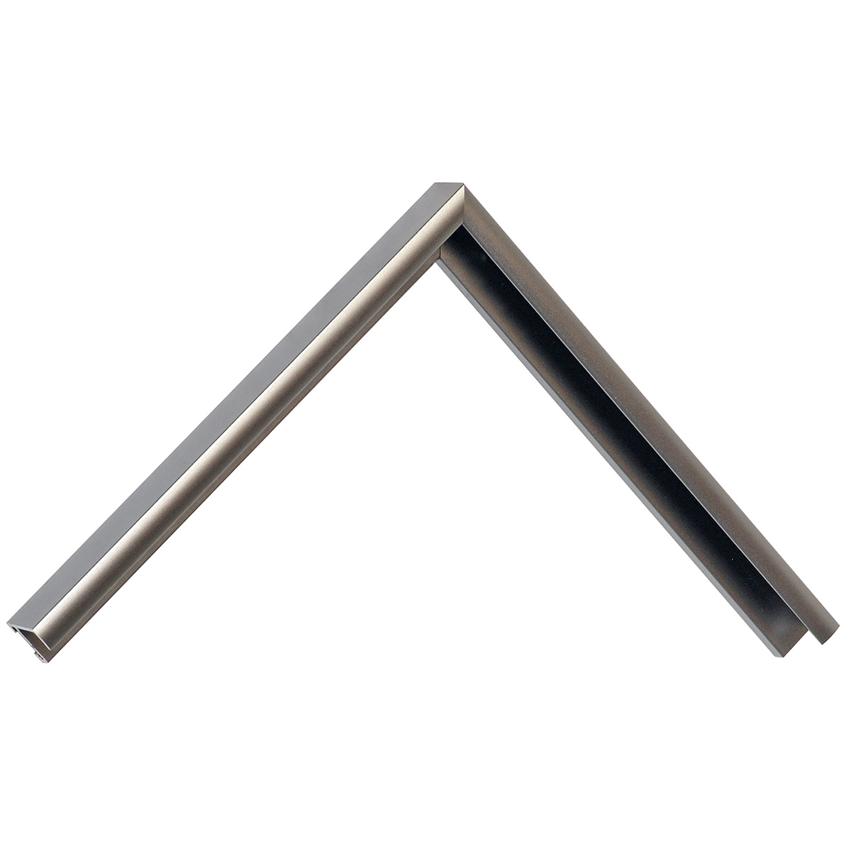 Aluminijska letvica serija 12 plosnata - mat kositar - Uzorak
