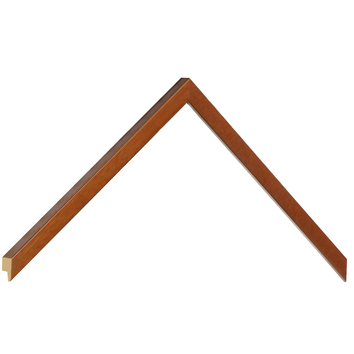 Letvica lipovo drvo plosnata širina 10 mm - boja trešnje - Uzorak