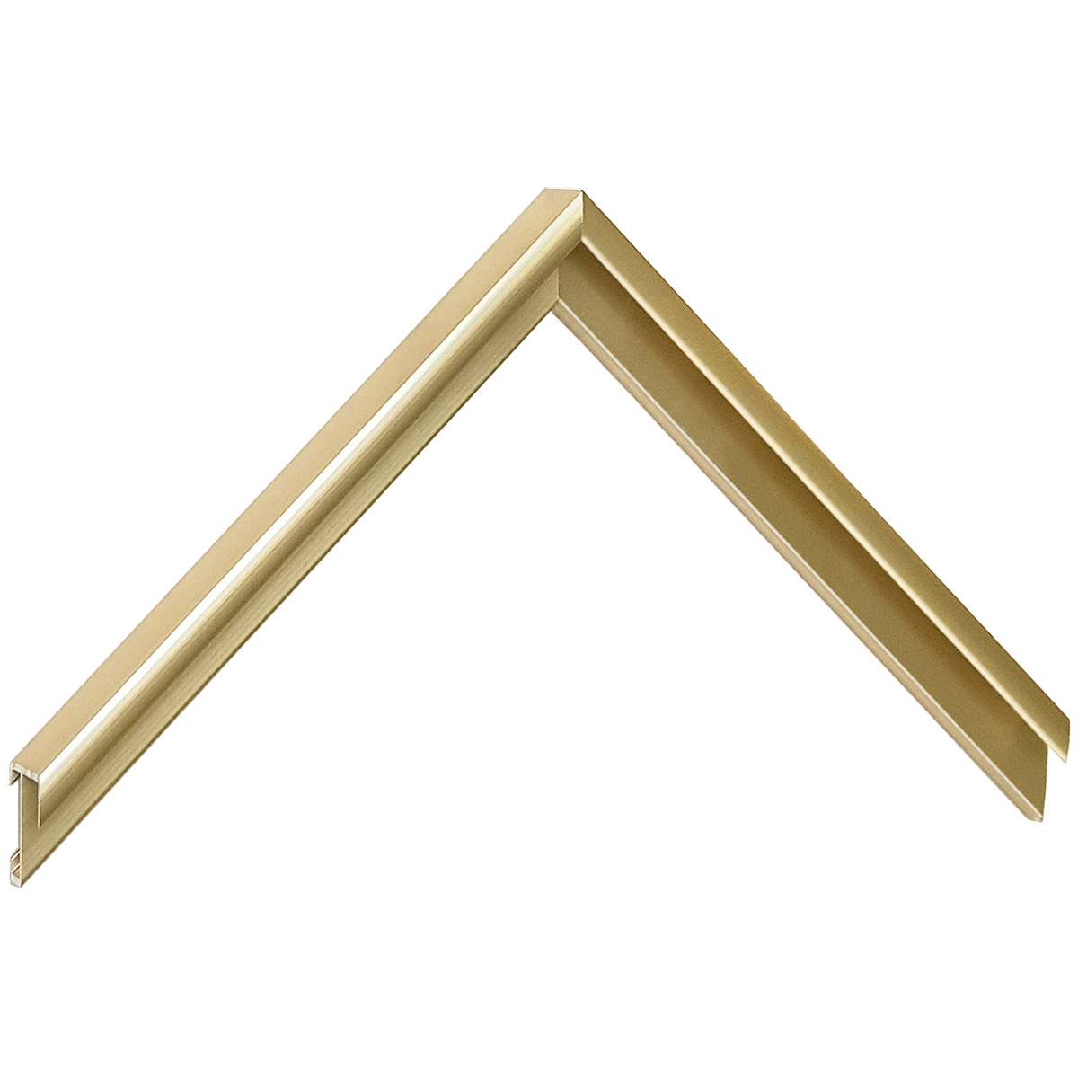 Aluminijska letvica serija 11 - Zlato sjajno - Uzorak