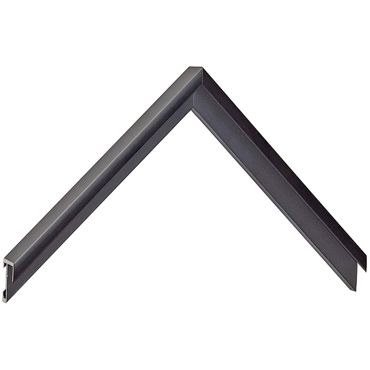 Aluminijska letvica serija 11 - Crna mat - Uzorak
