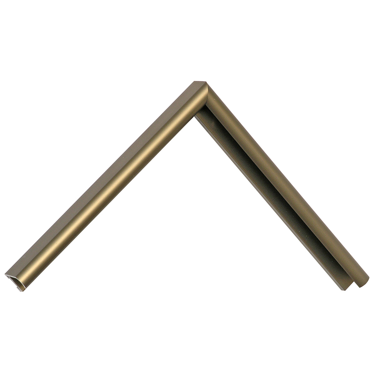 Aluminijska letvica serija 13 okrugla - mat bronca - Uzorak