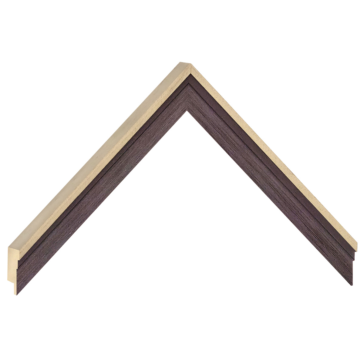 Letvica ayous širina 19 mm visina 22 - boja šljive - Uzorak