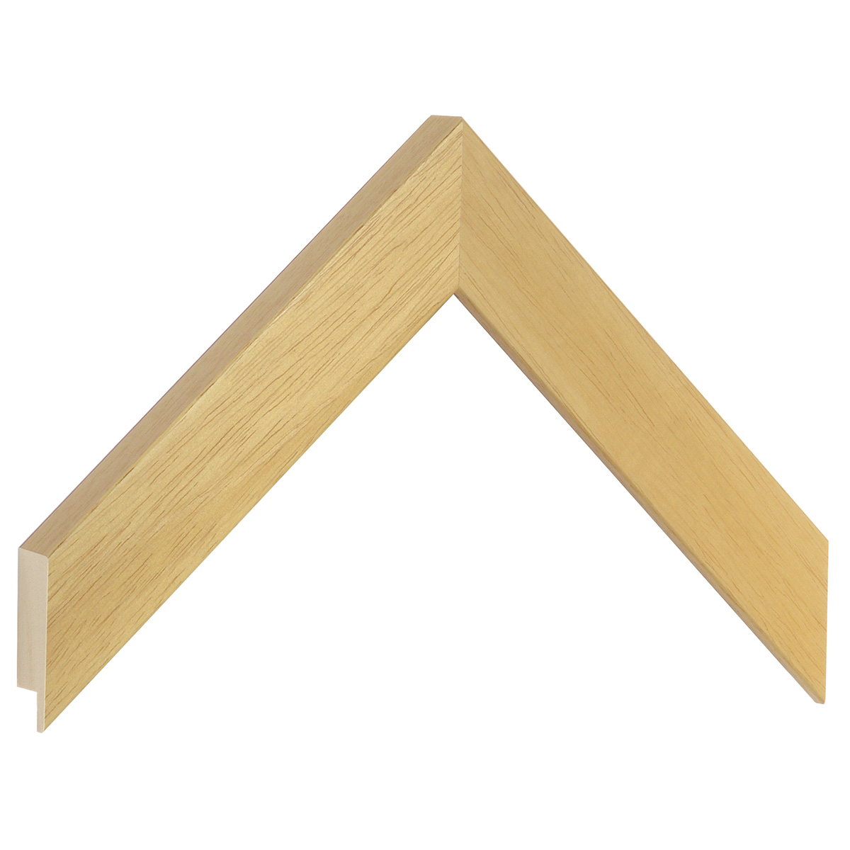 Letvica ayous plosnata širina 30 mm vis.20 - prirodna boja - Uzorak