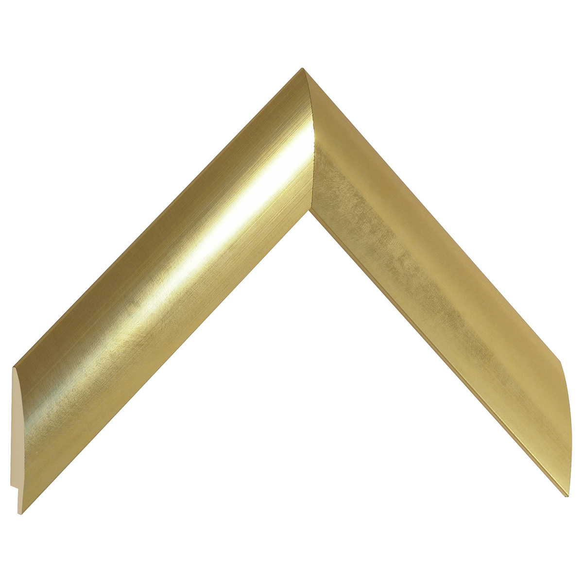 Levica ayous spojeni šir.35 mm zaobljena - satinirano zlato - Uzorak