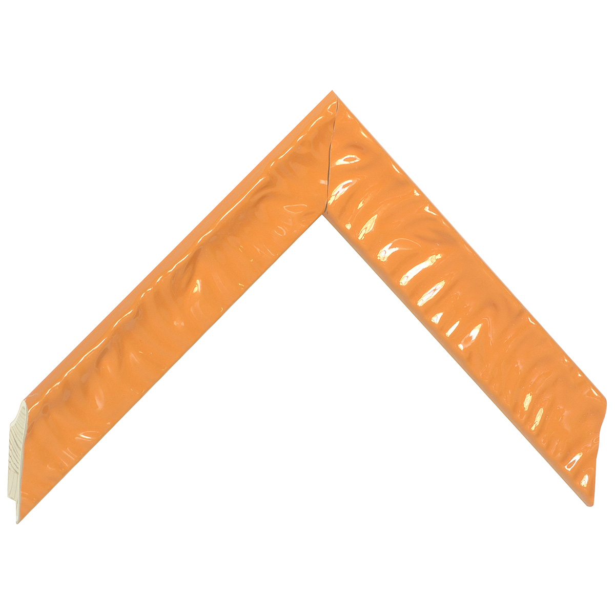 Letvica borova širina 30 mm visina 23 - lakirano narančasto  - Uzorak