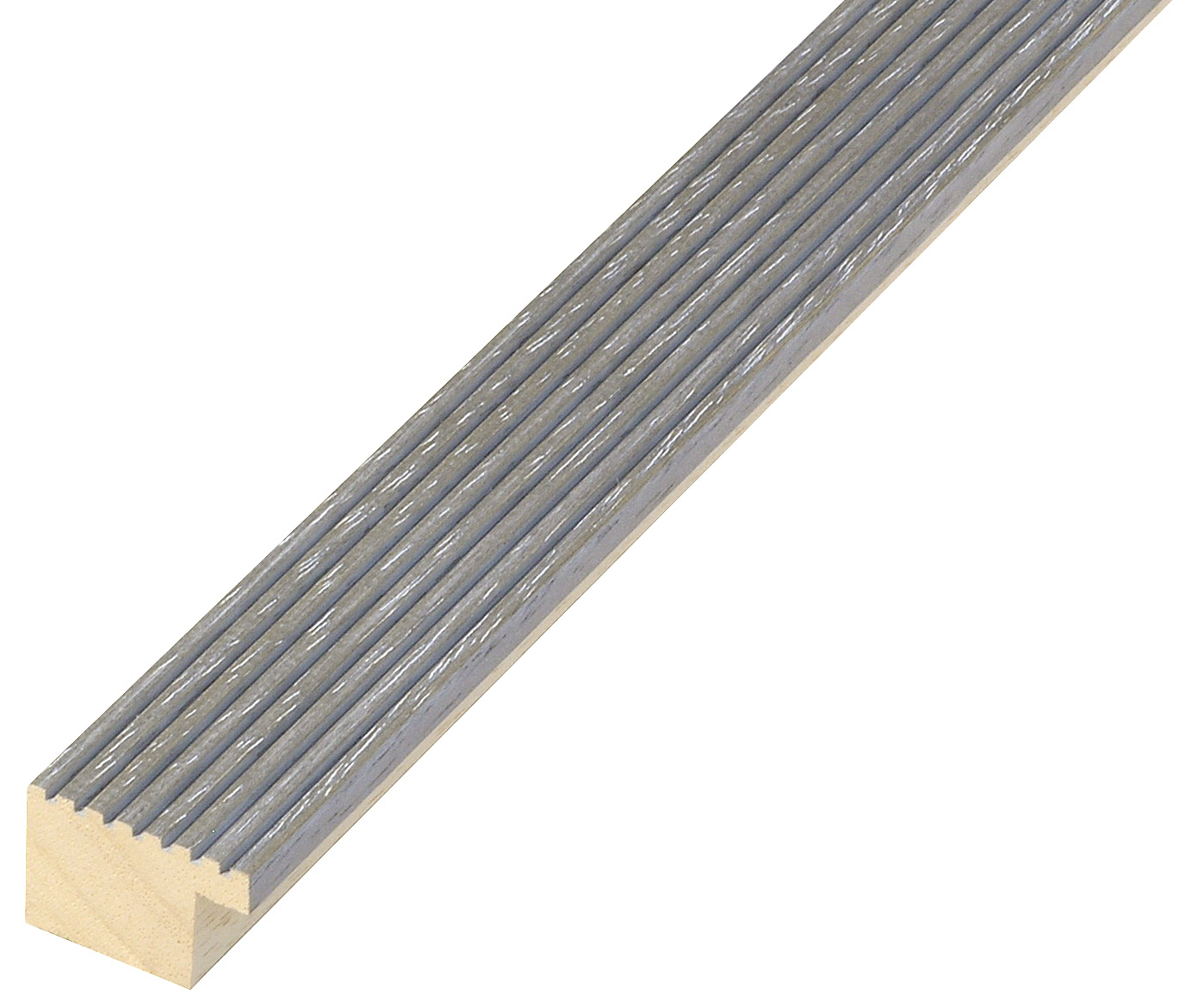 Letvice tretirani ayous širina 29 mm visina 20 - siva