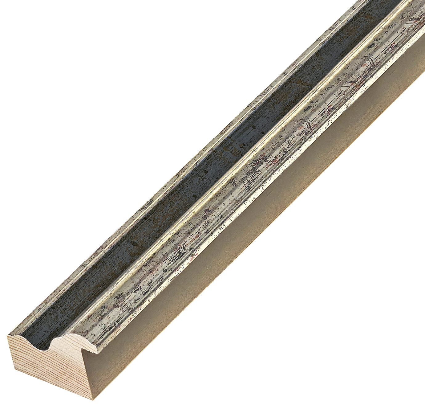 Letvica spojeni bor širina 45 mm visina 32 - srebro